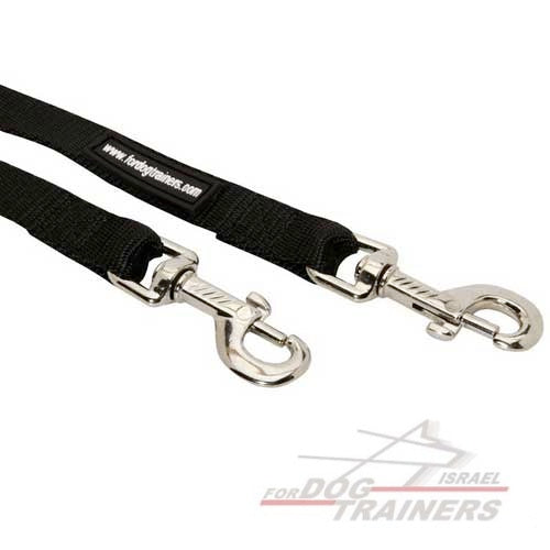 רצועה להולכה נוחה של 2 כלבים מתאימה לכל מזג אוויר - FOR DOG TRAINERS- ISRAEL