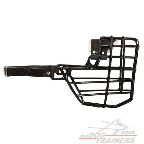 מחסום פה לכלב הטוב ביותר מכוסה בגומי - מתאים לחורף ולכל מזג אוויר - FOR DOG TRAINERS- ISRAEL