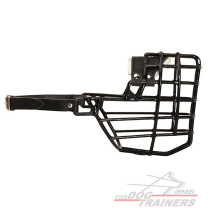 מחסום פה לכלב הטוב ביותר מכוסה בגומי - מתאים לחורף ולכל מזג אוויר - FOR DOG TRAINERS- ISRAEL