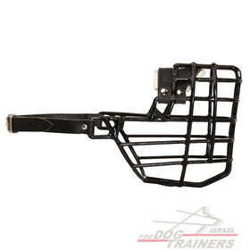 מחסום פה לכלב הטוב ביותר מכוסה בגומי - מתאים לחורף ולכל מזג אוויר - FOR DOG TRAINERS- ISRAEL