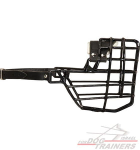 מחסום פה לכלב הטוב ביותר מכוסה בגומי - מתאים לחורף ולכל מזג אוויר - FOR DOG TRAINERS- ISRAEL